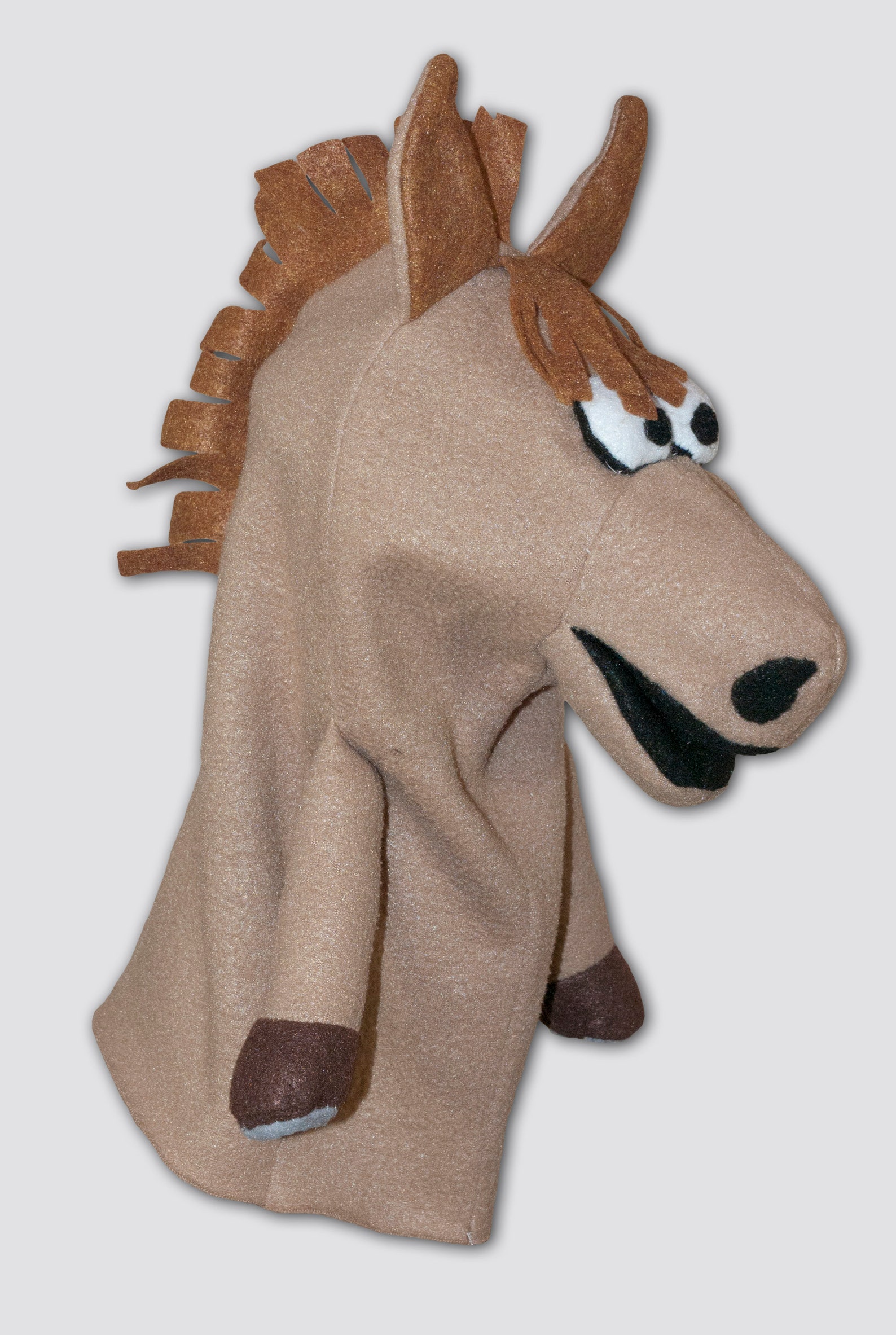 Horse Hand Puppet Pattern with Movable Mouth Etsy