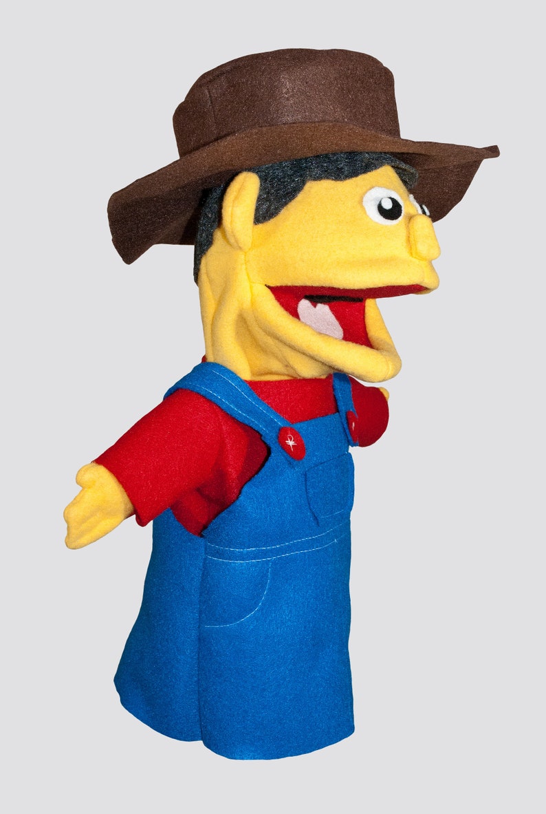 Farmer Costume Pattern for Person Puppet Etsy