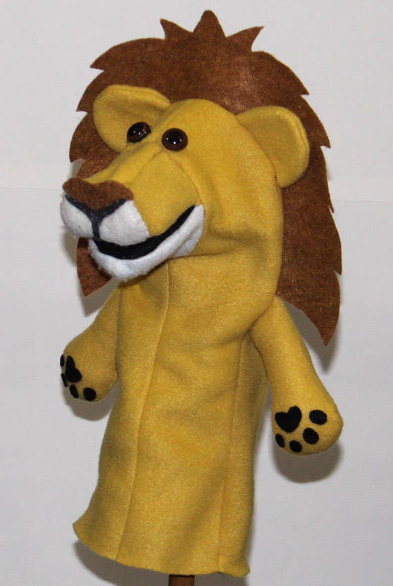 Patrón de costura de marionetas de león imagen 8
