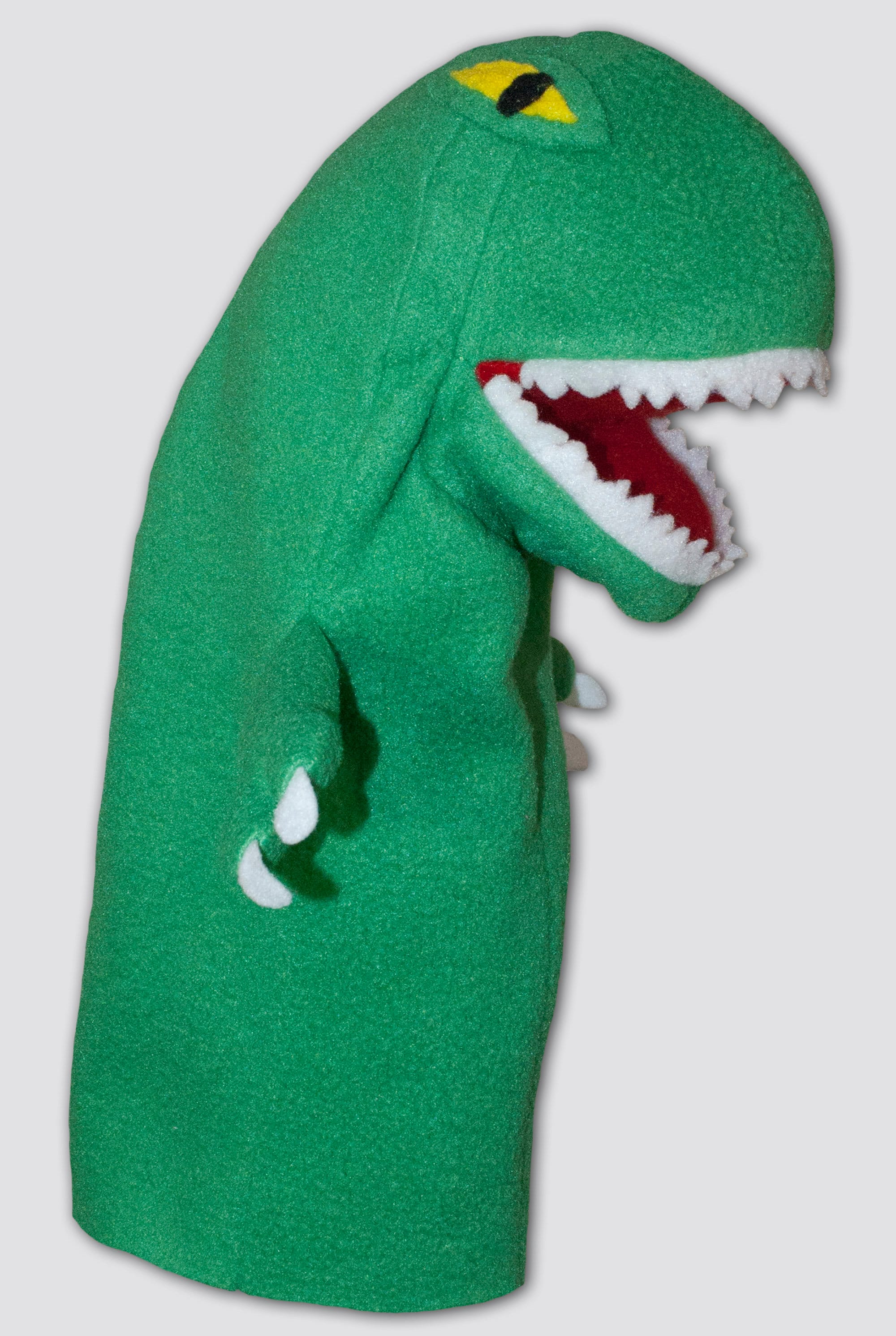 Marionnette T-Rex à Main – Grand Dinosaure Avec Mâchoire Mobile, Bleu Ou Marron