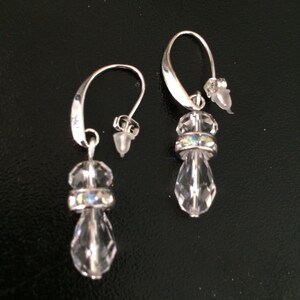 Swarovski Crystal & Sterling Silver Earrings