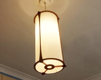 Long drum lampshade