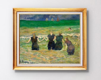 Paul Gauguin -  Women Bathing - Fine Art Glicée - 1885 - SKU 0189