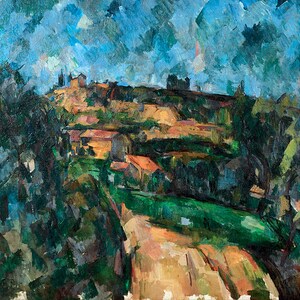 Paul Cezanne - Bend of the Road at the Top of the Chemin Des Lauves ...