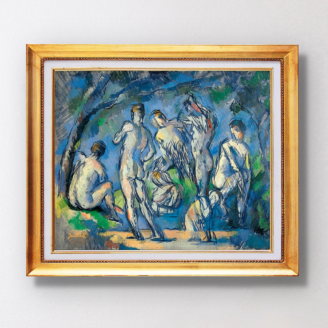 Paul Cezanne Bagnanti sette 1900 Fine Art Glicée SKU Etsy Paul Cezanne Bagnanti sette 1900 Fine Art Glicée SKU Etsy