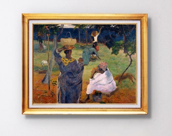 Paul Gauguin -  Among the mangoes at Martinique - Fine Art Glicée - SKU 0192