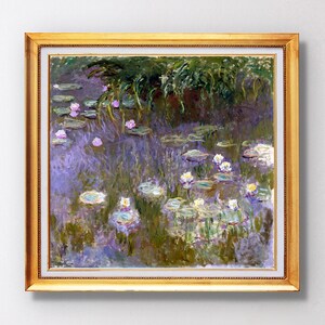 Claude Monet - Water Lilies - Fine Art Glicée - 1920 - SKU 0168