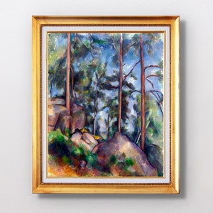 Paul Cezanne - Pines and Rocks - 1897 - Fine Art Glicée - SKU 0264