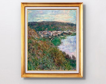 Claude Monet - Gezicht op Vétheuil - Fine Art Glicée - 1880 - SKU 0080