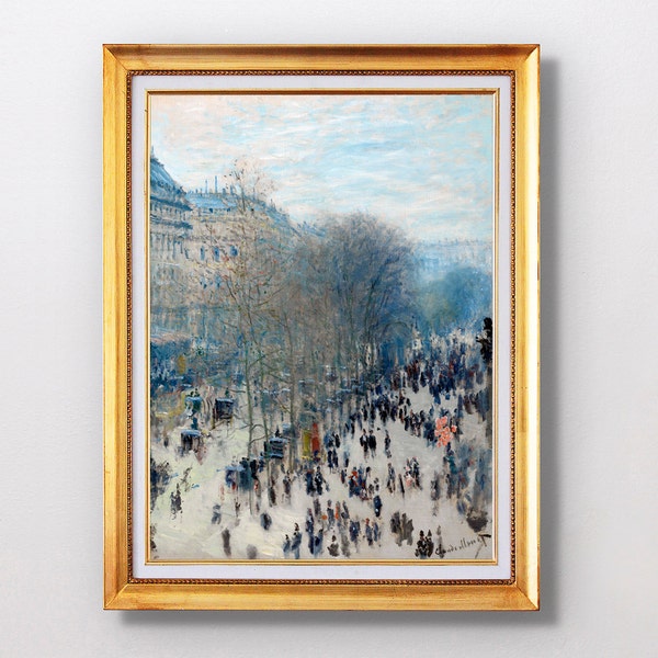 Claude Monet - Boulevard des Capucines - Fine Art Glicée - 1874 - SKU 0084