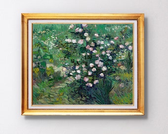 Vincent van Gogh - Roses- Fine Art Glicée - 1889 - SKU 0030