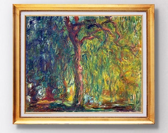 1918 - Claude Monet - Weeping Willow - Fine Art Glicée - SKU 0183