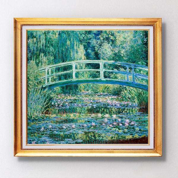 Claude Monet - Nymphéas et Pont Japonais - Fine Art Glicée - 1899 - SKU 0102