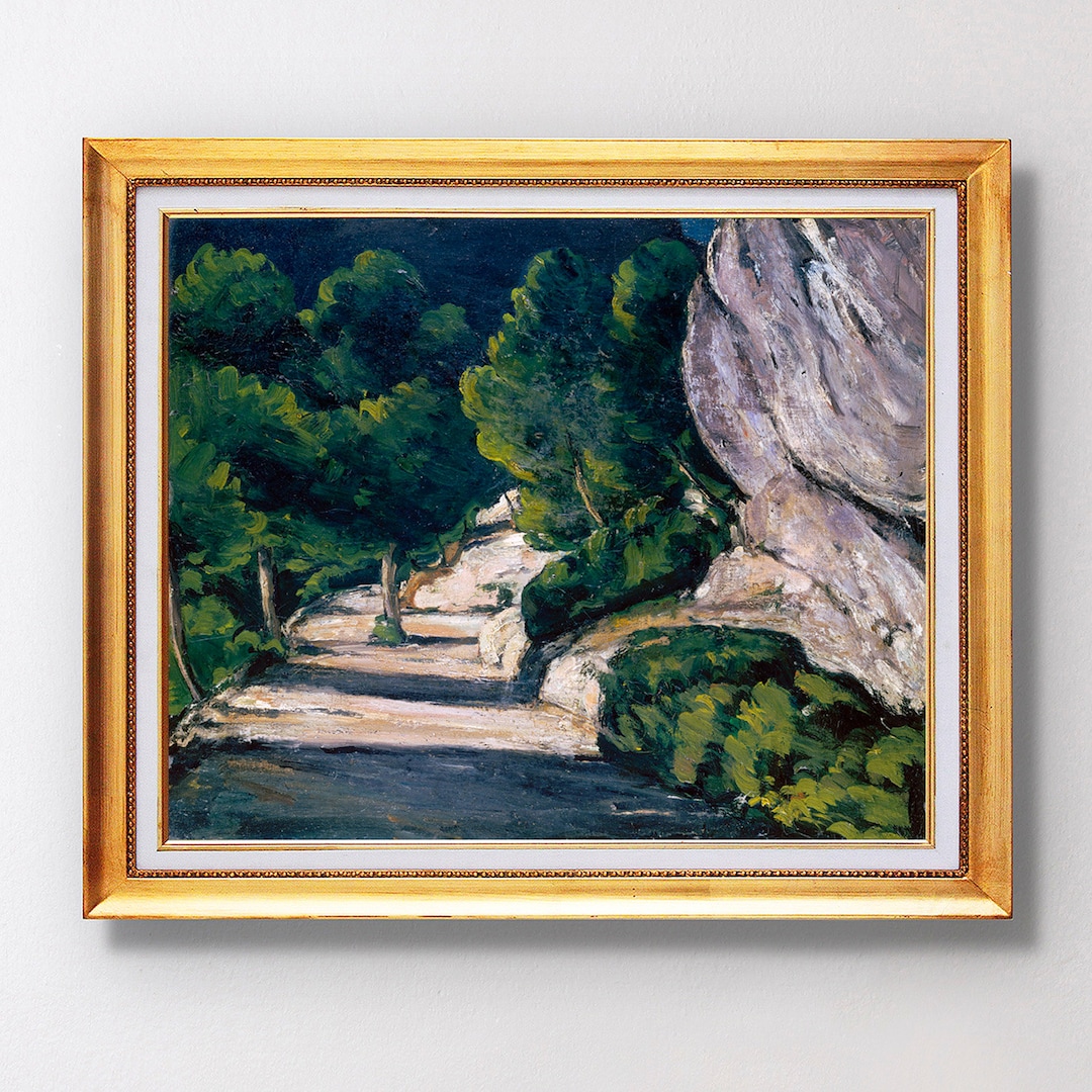 肉質画　風景画 真作 石坂仁良 「緑風」 SM 絵画(油彩、油絵、風景、山、花畑