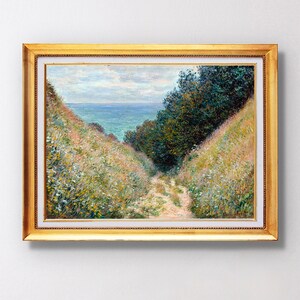 Claude Monet - Road at La Cavée, Pourville - Fine Art Glicée - 1882 - SKU 0156
