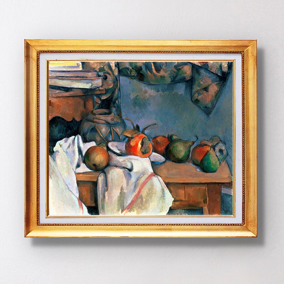 Paul Cezanne - Ginger Pot With Pomegranate and Pears - 1893 - Fine Art ...