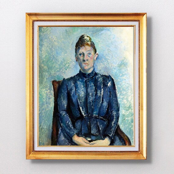 ポール・セザンヌ - セザンヌ夫人の肖像 - 1890年 - Fine Art