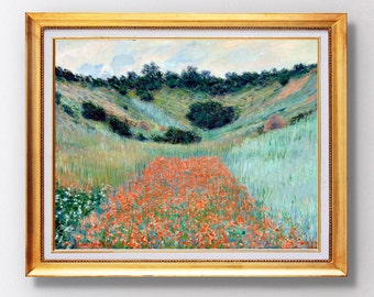 Claude Monet,poppy Field in a Hollow Near Giverny,art Prints