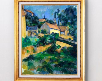 Paul Cezanne - Turning Road at Montgeroult - 1898 - Fine Art Glicée - SKU 0267