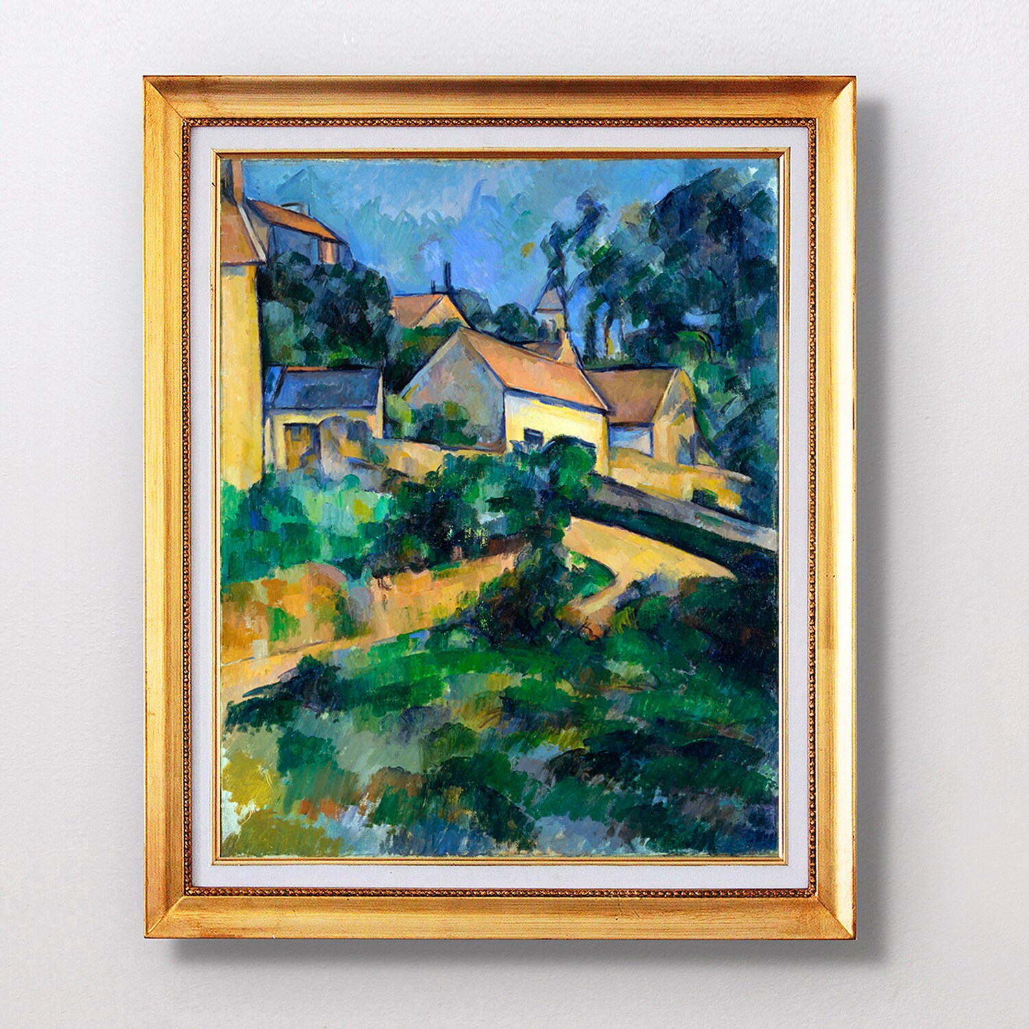 Paul Cezanne - Turning Road at Montgeroult - 1898 - Fine Art