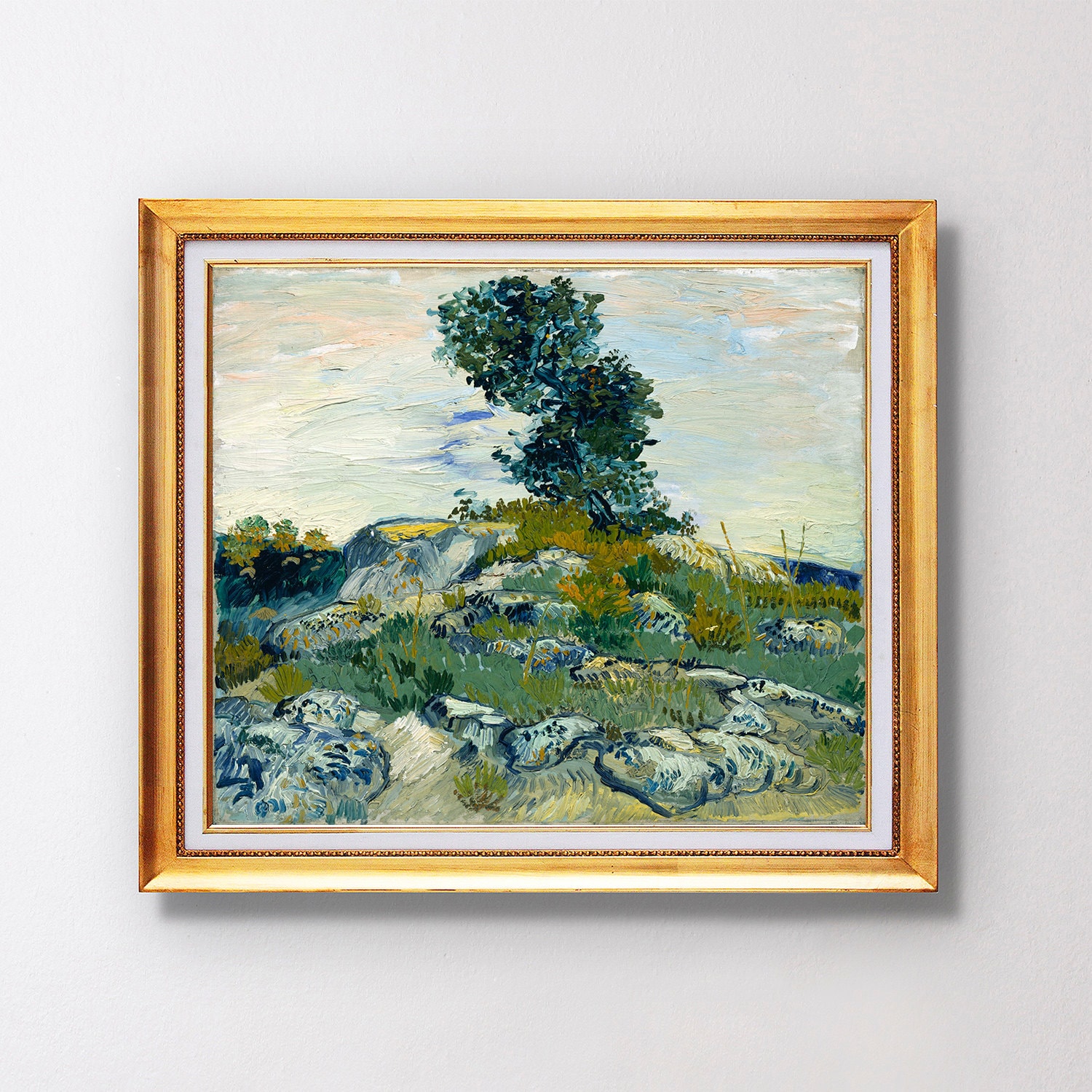 Vincent Van Gogh - Rocks With Oak Tree - Fine Art Glicée - 1888 - SKU ...
