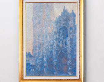 Claude Monet - Rouen Cathedral Façade and Tour d'Albane (Morning Effect) - Fine Art Glicée - 1894 - SKU 0091