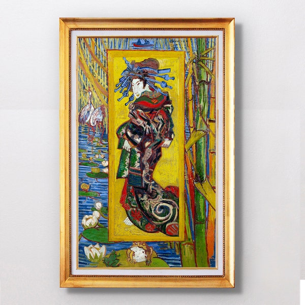 Vincent van Gogh - Courtesan, after Eisen - Fine Art Glicée - 1887 - SKU 0060