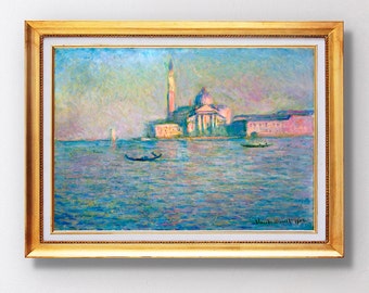 Claude Monet - The Church of San Giorgio Maggiore, Venice - Fine Art Glicée - 1908 - SKU 0170