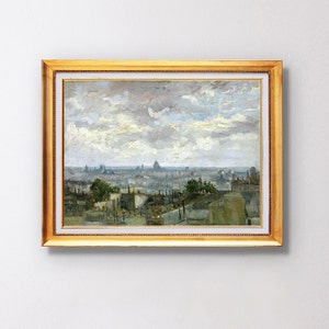 Vincent van Gogh - View of Paris - Fine Art Glicée - 1886 - SKU 0053