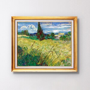 Vincent van Gogh - Green Field - Fine Art Glicée - 1889 -  SKU 0024