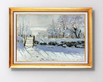 Claude Monet - The Magpie - Fine Art Glicée - 1869 - SKU 0186