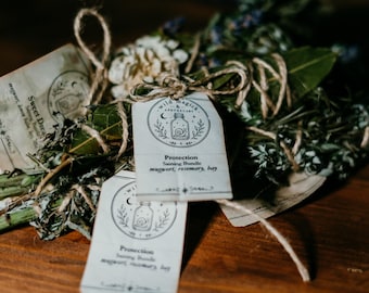Saining Herb Bundle | Smudge Sticks | Floral Incense Bundle with organic herbs