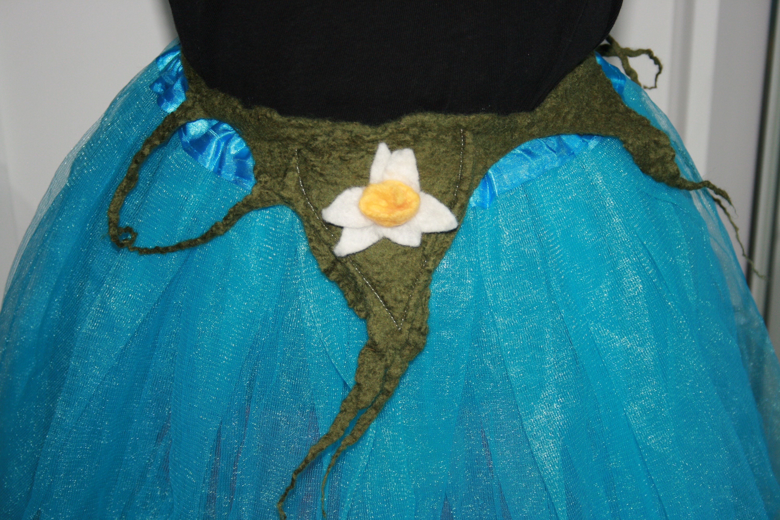 Beautiful Woodland Pixie Fairy Felt Belt/skirt/scarflette  display picture 3