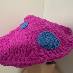 Crochet Toadstool hat. Hand made.