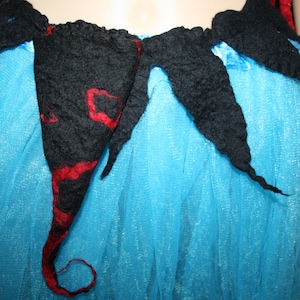 Felted Witch Spells Pouch Bag Belt. Beautiful Woodland Pixie Fairy Felt. OOAK Wearable Art. Ready to send. Halloween.