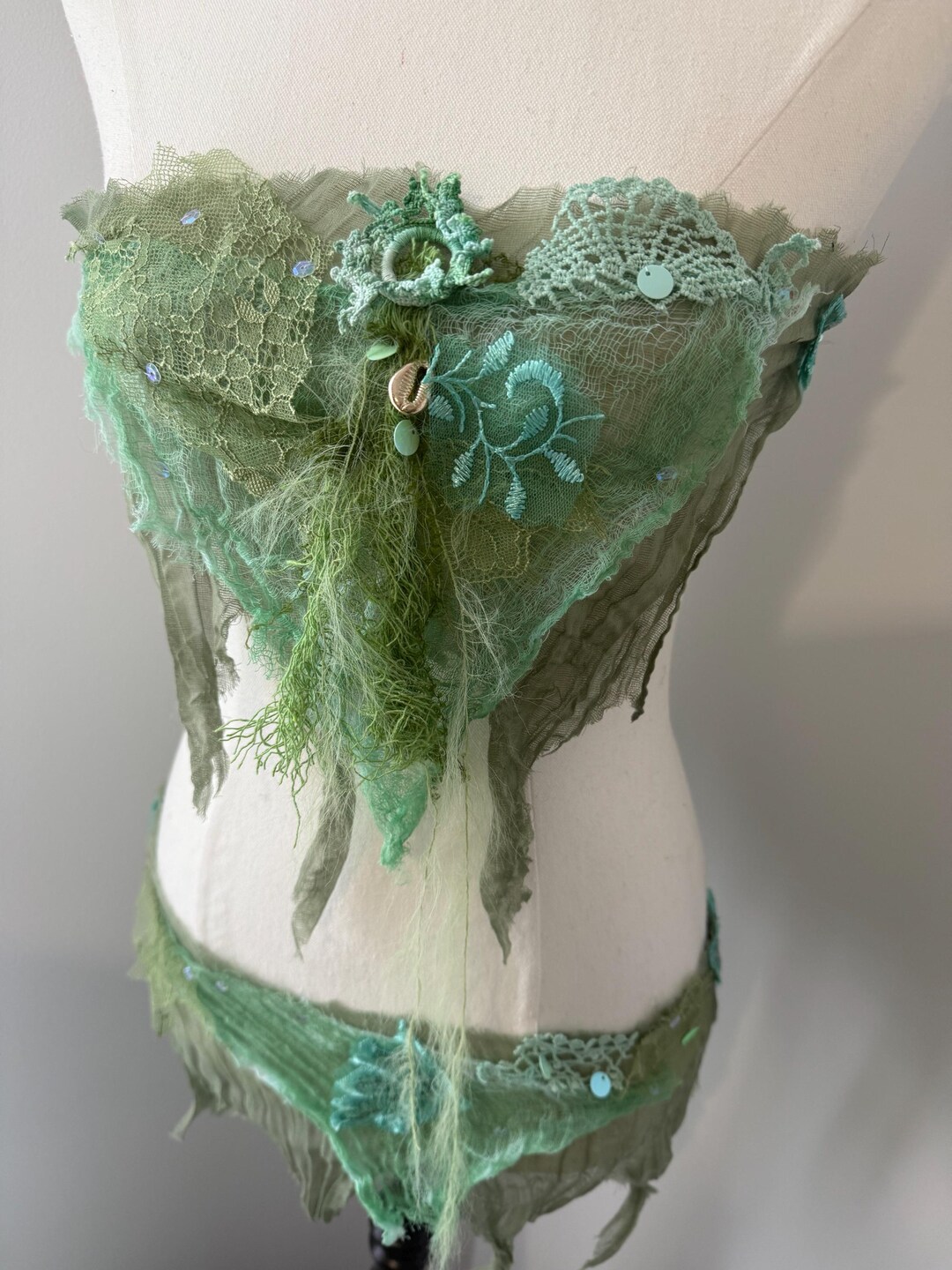 Bush Doof Festival Ethereal Forest Outfit! Textile Art to Wear Top and — free download