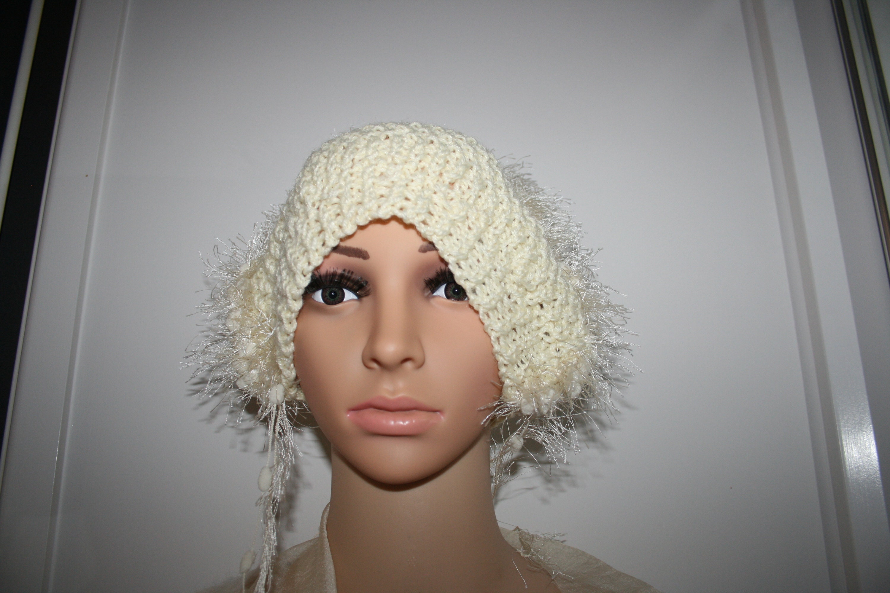 Knit handmade Hat Freeform Helmet style Hat Forest Gnome Split Brim Hat Knitting Pattern – North Road Knits main image 2