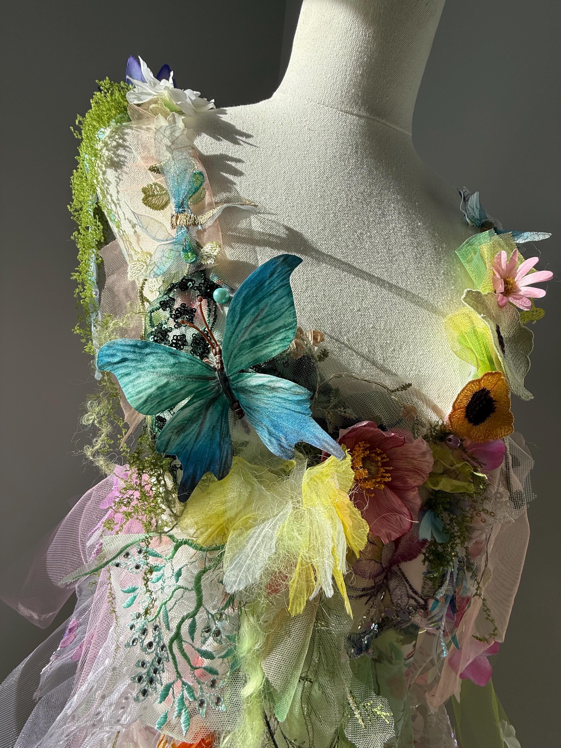 viral fairy dress Drop-Waist Corset Fitted Bodice Dress | LUCE main image 1