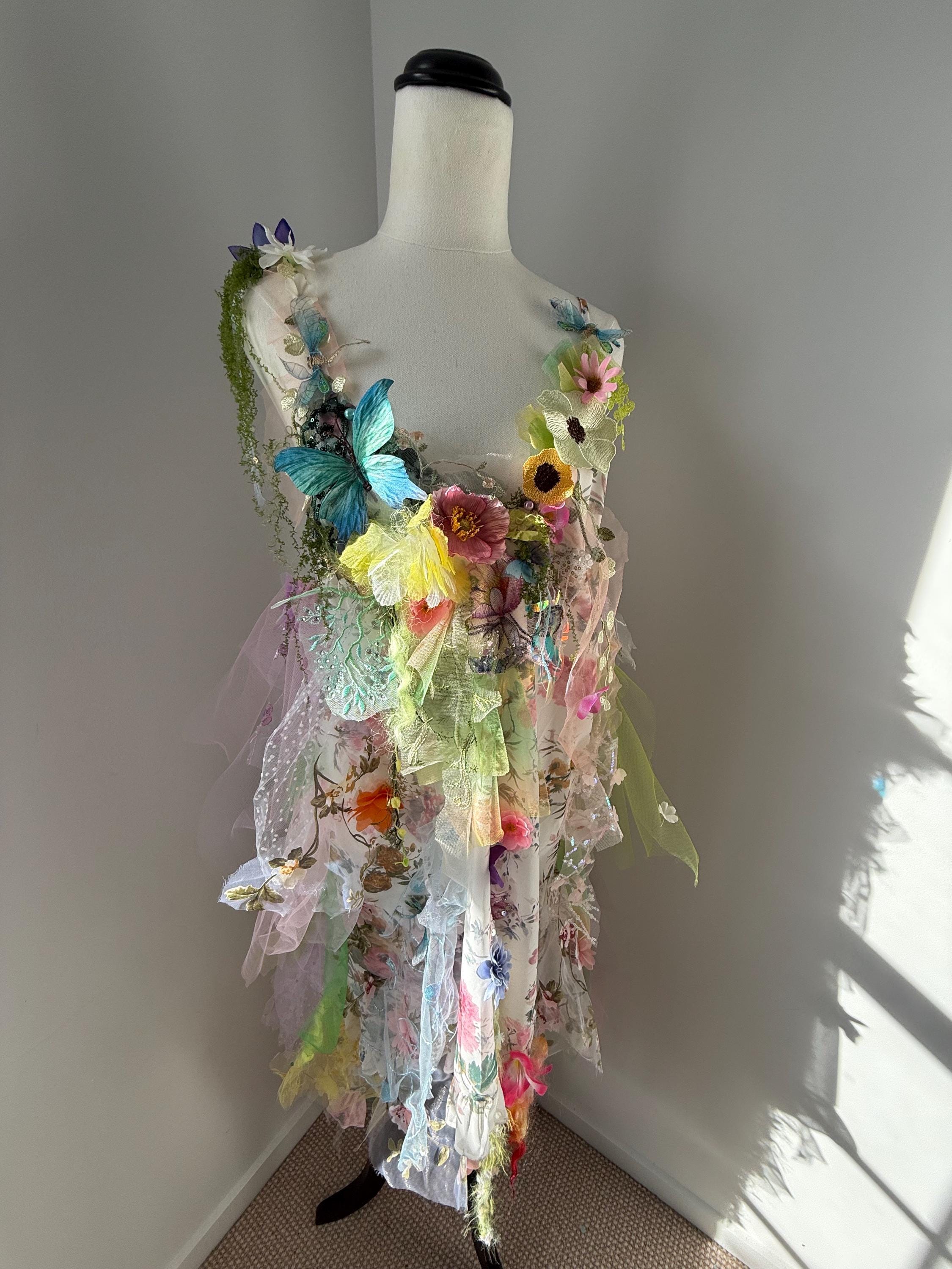 Custom Made To Order- Forest Fairy Ethereal Dress! Message me, let me turn your dream dress into a reality! Favourite colours and size.
