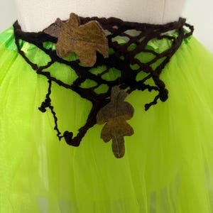 Beautiful Woodland Fairy tale Pixie Fairy Felted Belt with Toadstools. Leaves, vines Roots. OOAK Wearable Art. Romantic Woodland.