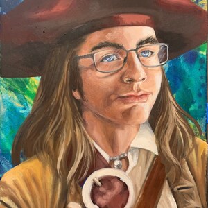 Custom fantasy oil painting portrait