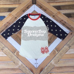 4th of July shirt,Monogrammed Patriotic shirt,Monogrammed Stars Raglan,Monogrammed Patriotic Raglan,4th of July tee,America ladies shirt