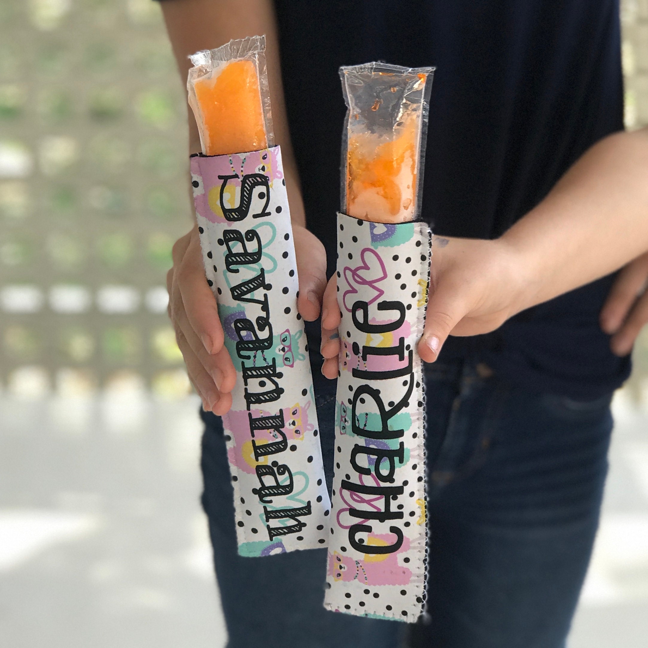 Personalized Ice Pop Holder Monogrammed Popsicle Holder Etsy UK
