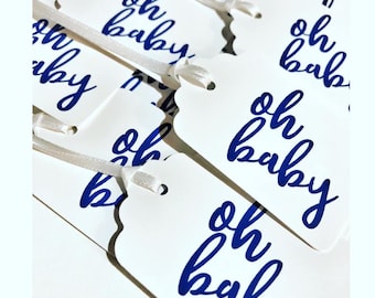 Oh Baby Favor Tags, Baby Shower Tags, Favor Tags, Baby Shower Favor Tags, Baby Shower Gift Tags, Gift Tags, Tags, Baby Shower