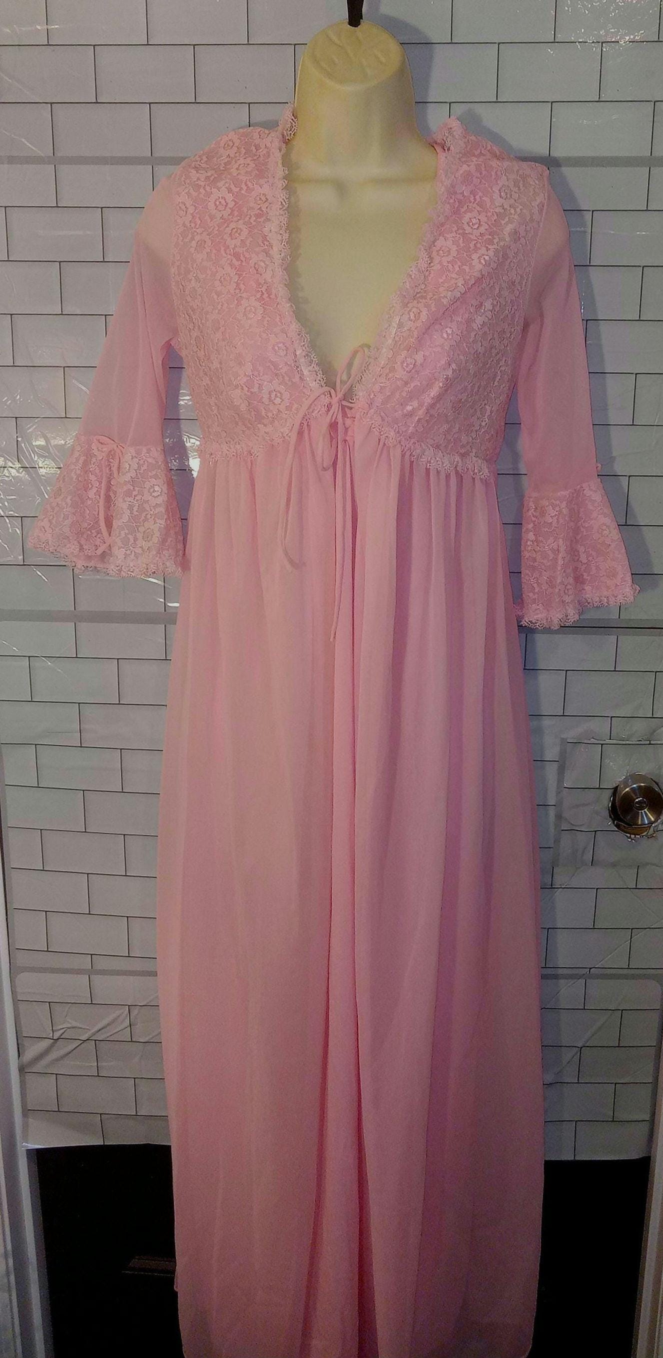 Pink Peony Skull Women's Robe