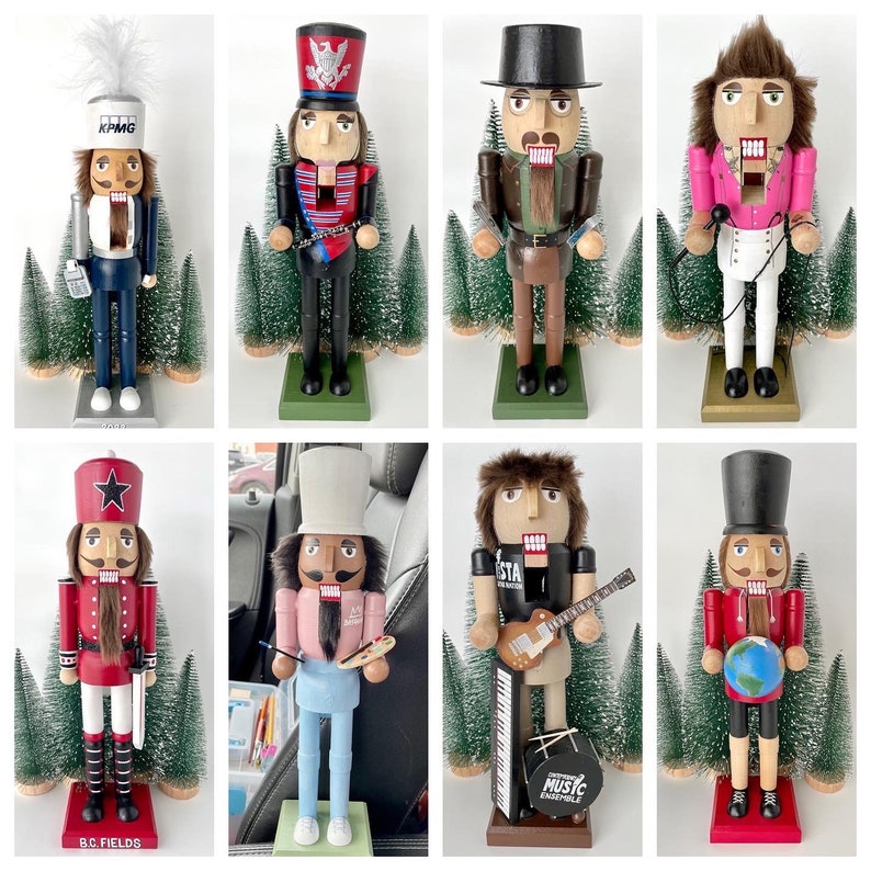 Custom Nutcracker Nutcracker figurine Personalized nutcracker hand painted nutcracker personalized gift unique gift image 4