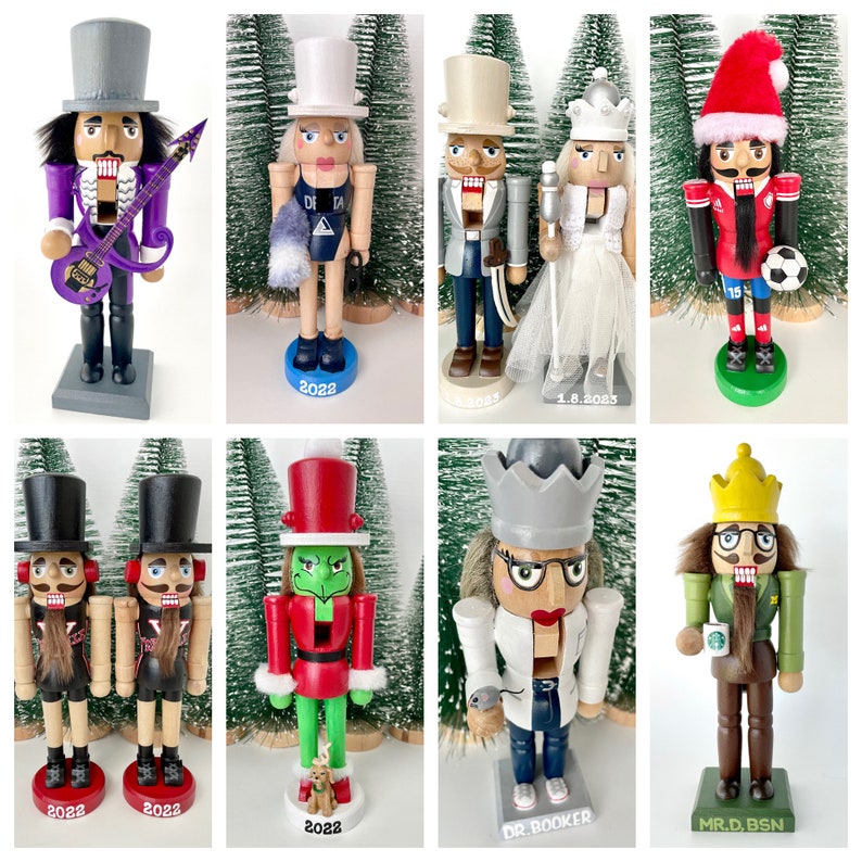 Custom Nutcracker Nutcracker figurine Personalized nutcracker hand painted nutcracker personalized gift unique gift image 7