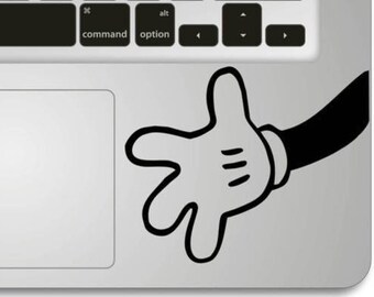 Hands Cartoon by i-Sticker: Stickers MacBook Pro Air laptop decoration Mac Apple