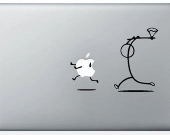 Sticker "Poursuite Hache" pour MacBook