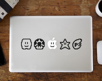 Stickers Gaming Icons pour MacBook Pro Air autocollant